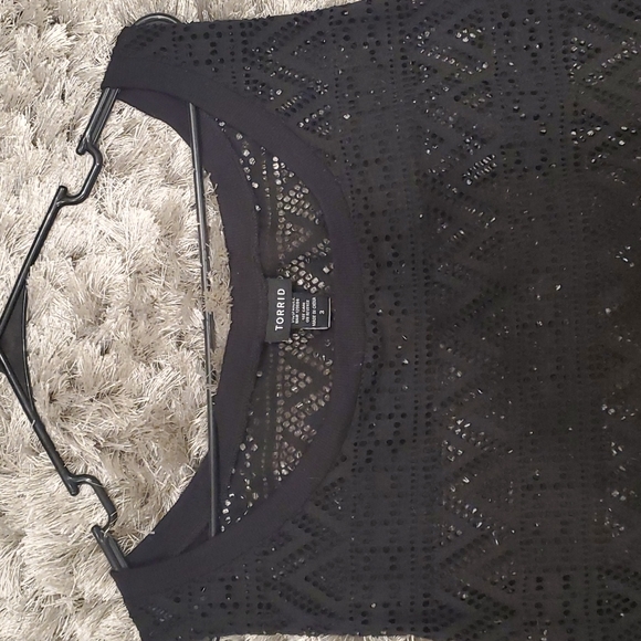 Torrid Open Weave Top - Picture 3 of 4